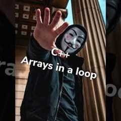 C++ Array Loops Explained for Beginners