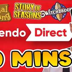 Is this the best Nintendo Direct ever? 60 minutes of Switch & Switch 2 games!