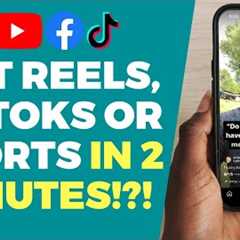 Best Video Editing App For Social Media (Edit in 2 Minutes!)