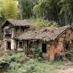 A Man Restored an Abandoned House and Created a Beautiful Garden in the Forest