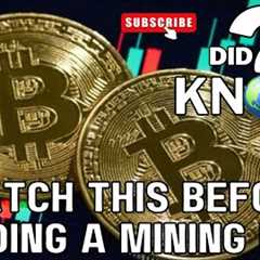 Watch This Before Building a Mining Ring! #crypto #cryptomining #bitcoinmining #bitcoin #bitcoinnews