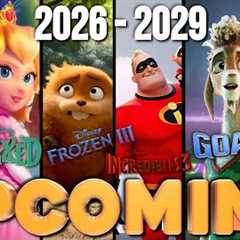 Upcoming Animated Movies 2026-2029