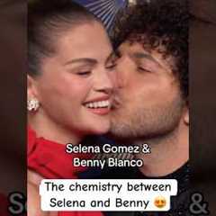 The chemistry between Selena and Benny 😍#selenagomez #bennyblanco #couples #celebrity #love #fypシ
