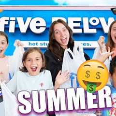 FIRST SUMMER fiVe BELoW No Budget Shopping Spree and HAUL!