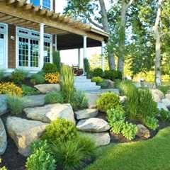 NATURAL! RIVER ROCK GARDEN DESIGN IDEAS | AMAZING CREEK ROCKS FOR LOW MAINTENANCE GARDEN LANDSCAPE