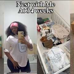 Nest with me: as a 2025 first time mom|| Shopping & Unboxing baby items #contentcreator..