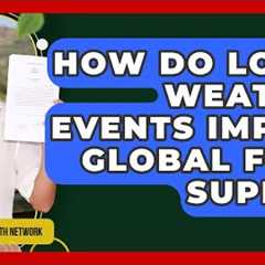 How Do Local Weather Events Impact Global Food Supply? - Farm Wealth Network