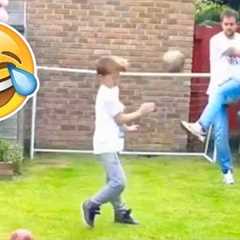 FUNNIEST FOOTBALL MOMENTS - 100% YOU WILL LAUGH 😂