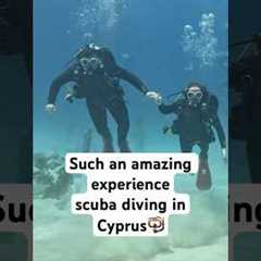 First Time Scuba Diving in Cyprus – An Unforgettable Underwater Experience! 🤿 #travel #travelvlog