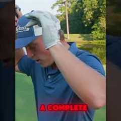 Steve nearly holes out to win the challenge.