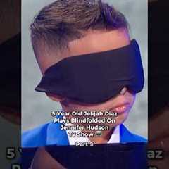 5 Year Old Piano Prodigy Plays Turkish March Blindfolded on Jennifer Hudson Show 🎹 Jelijah Diaz 💙