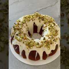 Pistachio Bundt Cake with Cream Cheese Glaze #bundtcake #pistachio  #desserts #baking
