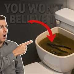 Plumber SHOCKED by What’s Hiding in This Toilet Tank | Real Life Repair