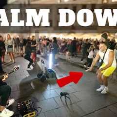 This “CALM DOWN” Guitar Performance Turned the Street Into a Party🔥🎉
