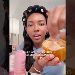 RARE SOL DE JANEIRO ASMR UNBOXING 👀✨ #preppyyyy #beautyproducts #skincare #lululemon #skincaretips