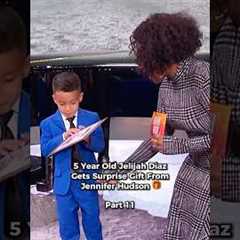 5 Year Old Piano Prodigy Gets Surprise Gift From The Jennifer Hudson Show 🎁🎹 Jelijah Diaz..