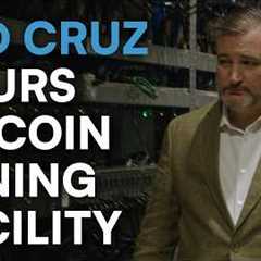 Ted Cruz Visits One of North America's Largest Bitcoin Mining Data Centers