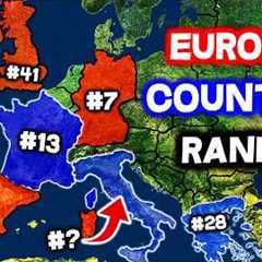 All 50 Countries in EUROPE Ranked WORST to BEST