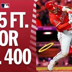 MIKE TROUT HITS HIS 400TH CAREER HOME RUN 🚨 (Which lands a whopping 485-ft. away 🫢😳)