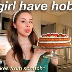 HOT GIRLS HAVE HOBBIES EP 1: BAKING | trying to bake cakes from scratch! *vlog*