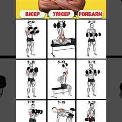9 Powerfull Dumbbell Arm Workout to Transform Upper Body| #workout #armworkout
