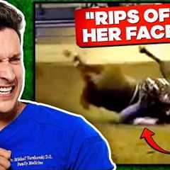 Doctor Reacts To Shocking Horse Riding Injuries