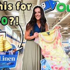 I Filled My Cart for $40 at the Goodwill Bins… Silk, Leather, Linen & Home Decor Jackpot!!