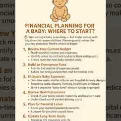 Financial Planning for a Baby: Where to Start?