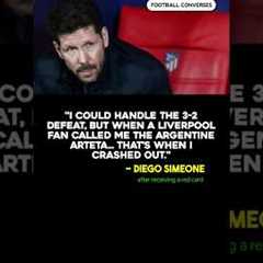 Simeone’s Hilarious “Argentine Arteta” Moment 😅 #atleticomadrid #simeone #football #soccer #redcard