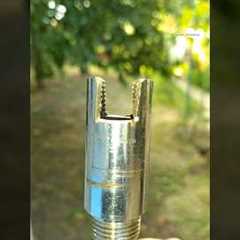 Great Plumbing Trick! How to Install Plastic Water Pipes Without Heat Welding #diy #plumbing #tricks
