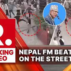 Nepal Finance Minister Beaten Amid Unrest | Nepal Gen-Z Protests | Breaking | Social Media Ban