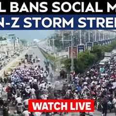 Nepal Protests LIVE | Nepal Bans 200 Social Media Apps, Youth Storm Streets