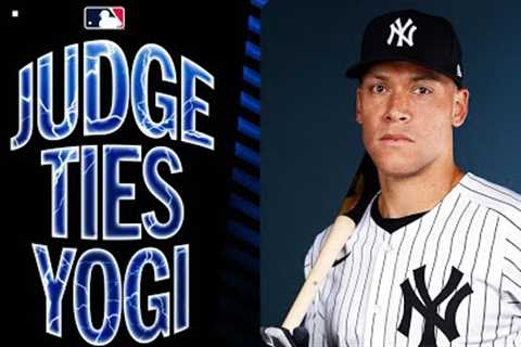 Aaron Judge ties Yogi Berra for 5th ALL-TIME in home runs in Yankees history (358)!