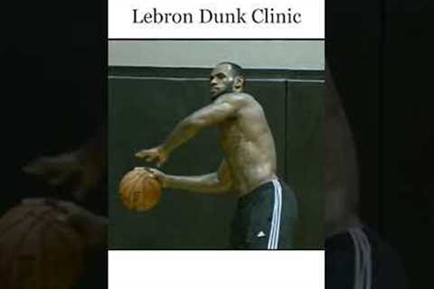 Lebron Secret Dunk Workout🔥😳