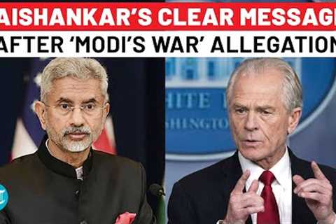 ‘India Should Not Be…’: Jaishankar’s Clear Message To US’ NATO Ally After Navarro’s ‘Modi’s War’ Jab
