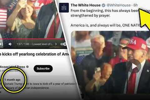 WH CAUGHT Using OLD VID as Reporters DEMAND PROOF of LIFE