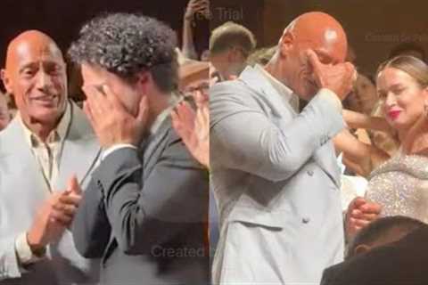 Dwayne Johnson Sobs During 15-Min. Ovation For 'Smashing Machine'
