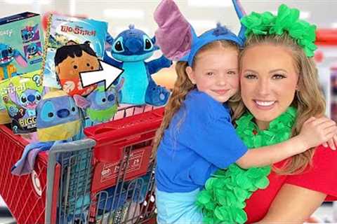 LILO &amp; STITCH TARGET SHOPPING SPREE CHALLENGE 💙🌺🌴 @HallieOnStage114 #cute #shopping #stitch..