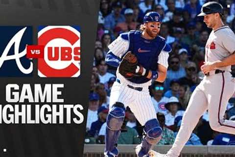 Braves vs. Cubs Game Highlights (9/1/25) | MLB Highlights