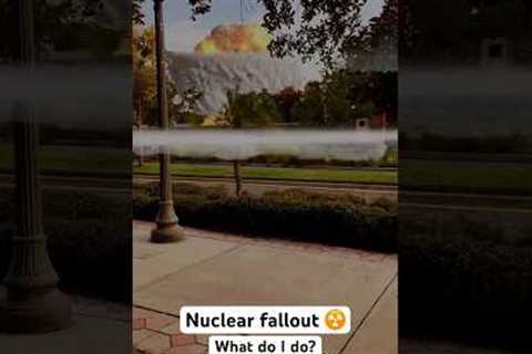 Nuclear bomb exploded… how do you survive the fallout? #war #usa #russia