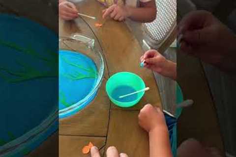 Fun craft for kids! Making paper fish swim! #madeforkids #youtubeforkids #craftingideas #crafts