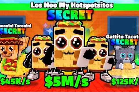 I Unlocked ALL 4 NEW TACO BRAINROTS in Steal A Brainrot