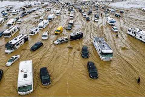 MORE Chaos at Burning Man! Torrential Rains Turn Playa Into Mud Pit - 70,000 Stranded