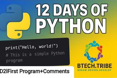Python Tutorial for Beginners | Day2