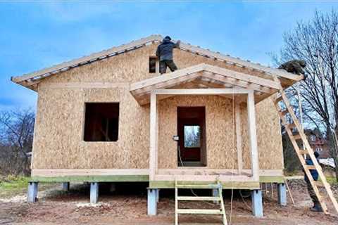 Inexpensive house in 10 days. Full construction process