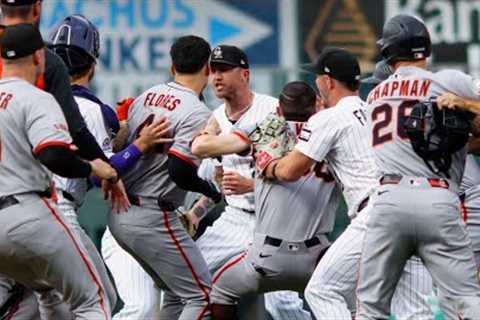 Things got HEATED between the Rockies and Giants after Rafael Devers homered 😳