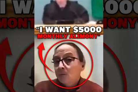 GREEDY Ex-Wife Gets DENIED By BRILLIANT Attorney! #shorts #courtroomdrama #karma