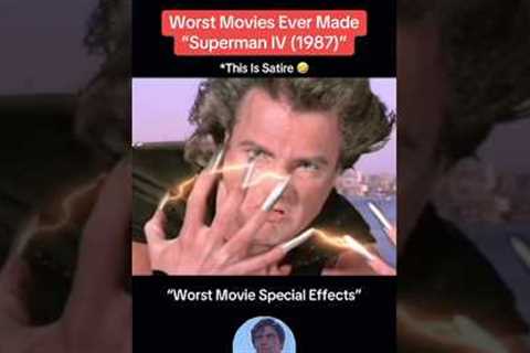 Worst 80’s Movies Ever Superman IV (1987) *This is satire 😂 #funny #movie #review