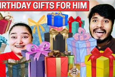 🥳 I Surprised Him With 11 Birthday Gifts 🎁 His Reaction 😍