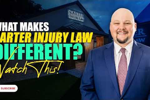 Can Carter Injury Law Help You Win Your Personal Injury Case?| Experienced Personal Injury Attorney|